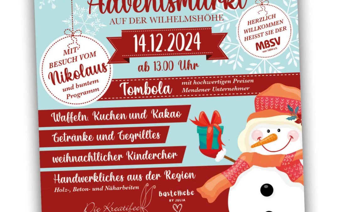 Adventsmarkt auf der Wilhelmshöhe 14.12.2024